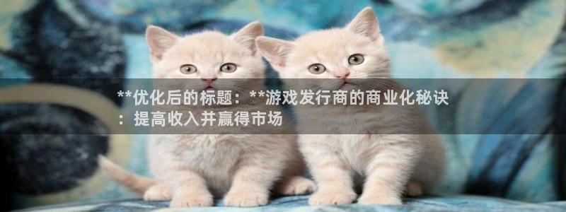 新宝gg创造奇迹为什么登录不了了：**优化后的标题：**游戏发行商的商业化秘诀
：提高收入并赢得市场